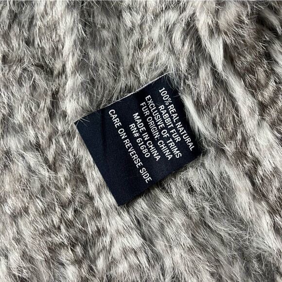 525 America Luxe Genuine Rabbit Fur Vest Small - Picture 6 of 9